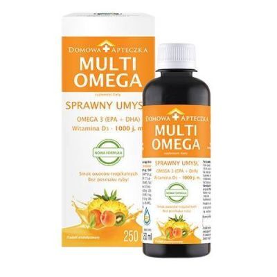 DOMOWA APTECZKA Tran Multiomega Sprawny umysł, 250ml