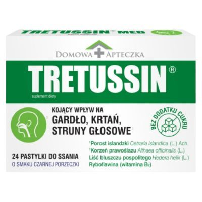 Domowa Apteczka Tretussin, 24 pastylki do ssania
