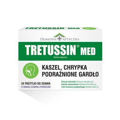 DOMOWA APTECZKA Tretussin Med, 24 pastylki