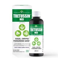 DOMOWA APTECZKA Tretussin Med Syrop o smaku czarnej porzeczki, 250ml