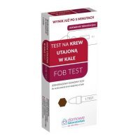 Domowe Laboratorium Test na krew utajoną w kale Fob Test, 1 szt.