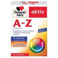 DOPPELHERZ AKTIV A-Z Retard zestaw witamin 40 tabletek