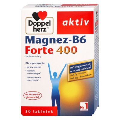 DOPPELHERZ AKTIV MAGNEZ-B6 FORTE  30 tabletek