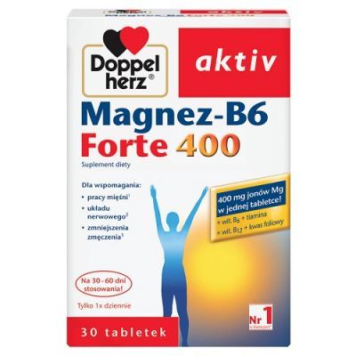 DOPPELHERZ AKTIV MAGNEZ-B6 FORTE  30 tabletek