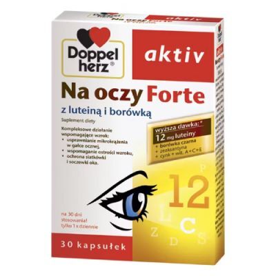 DOPPELHERZ AKTIV NA OCZY FORTE 30 kapsułek