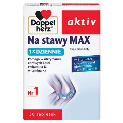 DOPPELHERZ AKTIV NA STAWY MAX 1 x dziennie 30 tabletek