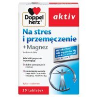 DOPPELHERZ AKTIV Na stres i przemęczenie + magnez, 30 tabletek