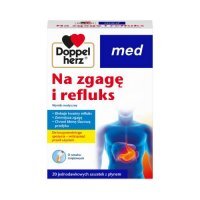 Doppelherz Med Na zgagę i refluks, 20 sasz.