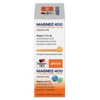 Doppelherz shots Magnez 400 Cytrynian magnezu + Witamina B6, 10 ampułek