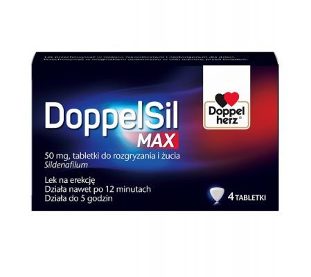 DOPPELSIL MAX 50 mg 4 tabletki do rozgryzania i żucia