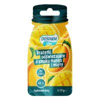 Dosfarm Vita Drażetki odświeżające o smaku mango i mięty, 19 g