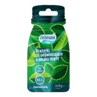 Dosfarm Vita Drażetki odświeżające o smaku mięty z witaminą D3, 19 g
