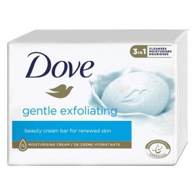 DOVE Gentle Exfoliating Kremowa kostka myjąca z mikrogranulkami, 90 g