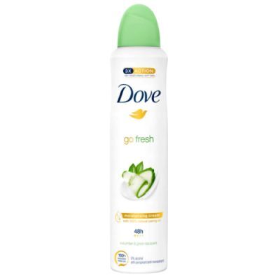 Dove Go Fresh Antyperspirant dla kobiet w sprayu Cucumber & Green Tea, 250 ml