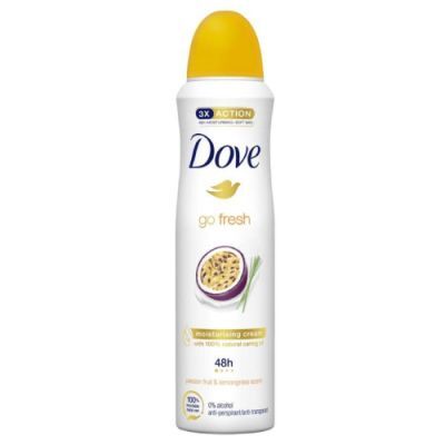 Dove Go Fresh Antyperspirant dla kobiet w sprayu Passion Fruit & Lemongrass, 250 ml