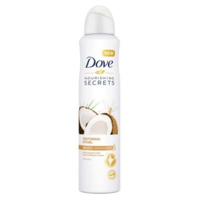 Dove Restoring Ritual Antyperspirant w sprayu dla kobiet Coconut & Jasmine, 250 ml