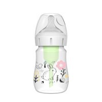 Dr Brown's Butelka antykolkowa Options+ 0m+ szeroka szyjka Las 150ml