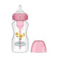 Dr Brown's Butelka antykolkowa Options+ szeroka szyjka 0m+ Słoneczniki 270ml