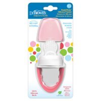 Dr Brown's Silikonowy gryzak do podawania pokarmu różowy