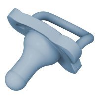 Dr Brown's Standard Smoczek silikonowy o kształcie smoczka do butelki, niebieski, 0-6m