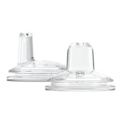 Dr Brown's Ustnik silikonowy "niekapek" do butelki z szeroką szyjką 6m+, 2szt.