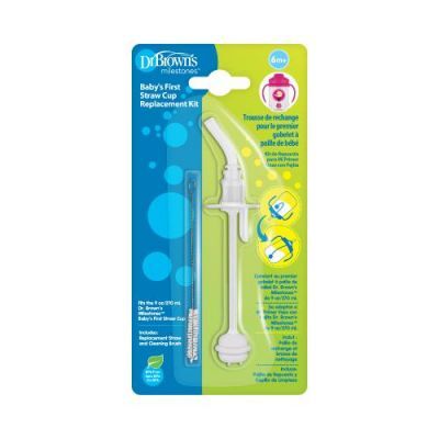 Dr Brown's Wymienna słomka do kubka "Pierwsza słomka" 270ml, 1szt.