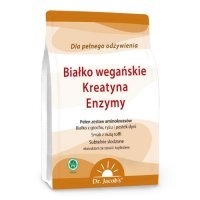 Dr. Jacob's Białko wegańskie Kreatyna Enzymy, 1 kg