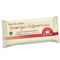 Dr. Jacob's Energia i Odporność Baton orzechowo-karobowy, 70 g