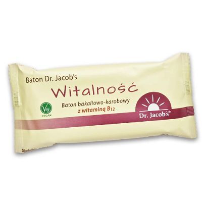 Dr. Jacob's Witalność Baton bakaliowo-karobowy, 70 g