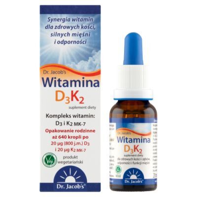 Dr. Jacob's Witamina D3K2, 20 ml