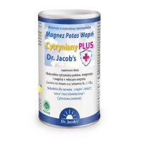 Dr. Jacobs Magnez Potas Wapń Cytryniany PLUS, 300 g