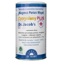 Dr. Jacobs Magnez Potas Wapń Cytryniany PLUS proszek 300 g