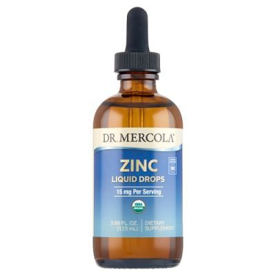Dr Mercola Zinc Liquid Drops Cynk w kroplach, 115 ml
