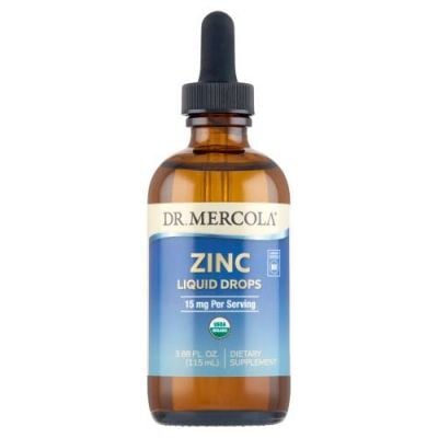 Dr Mercola Zinc Liquid Drops Cynk w kroplach, 115 ml