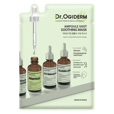 Dr. Ogiderm Łagodząca maska w płachcie, 30 ml