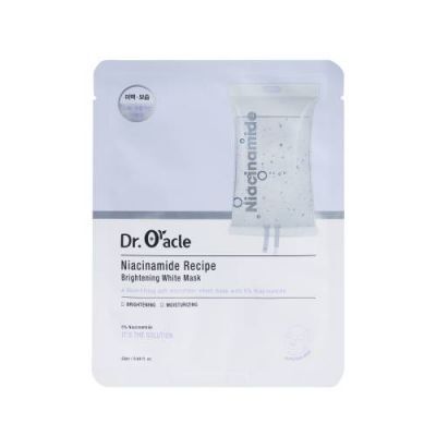 Dr. Oracle Niacinamide Recipe Rozjaśniająca maska wyrównująca koloryt z niacynamidem, 25 ml