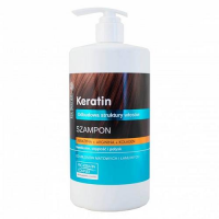 DR SANTE KERATIN Szampon z keratyną argininą kolagenem do włosów matowych z pompką 1000 ml