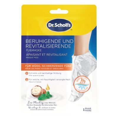 Dr. Scholl's Maska do stóp kojąco-rewitalizująca, 1 para
