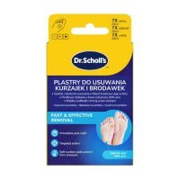 Dr. Scholl’s Plastry do usuwania kurzajek i brodawek, 21 szt.
