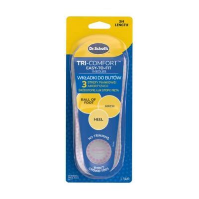 Dr. Scholl's Wkładki do butów Tri-Comfort rozmiar 40-46, 1 para