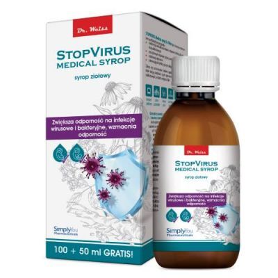 Dr. Weiss StopVirus Medical Syrop ziołowy, 150 ml