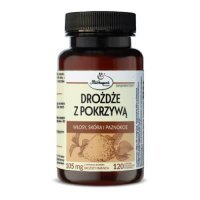 Drożdże z pokrzywą, 120 kaps.