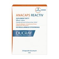 DUCRAY ANACAPS REACTIV 30 kapsułek włosy i skóra