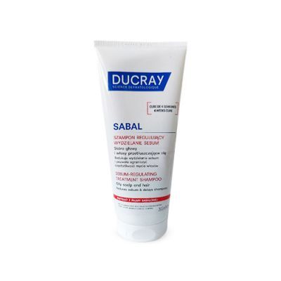 Ducray Sabal Szampon regulujący wydzielanie sebum, 200 ml