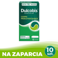 DULCOBIS 10 mg 10 czopków przeczyszczających