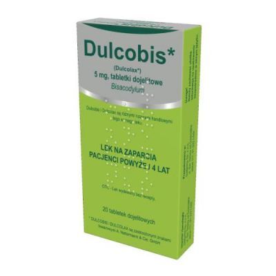 Dulcobis, 5 mg, 20 tabl.