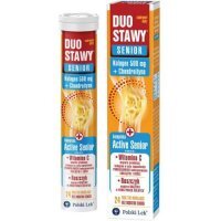 Duo Stawy Senior Kolagen 500 mg + Chondroityna, 24 tabletki musujące