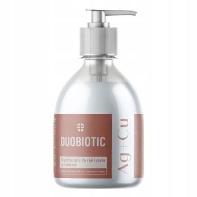 DUOBIOTIC Mydło w żelu do rąk i ciała ze srebrem, 500ml