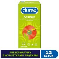 DUREX AROUSER prezerwatywy 12 sztuk