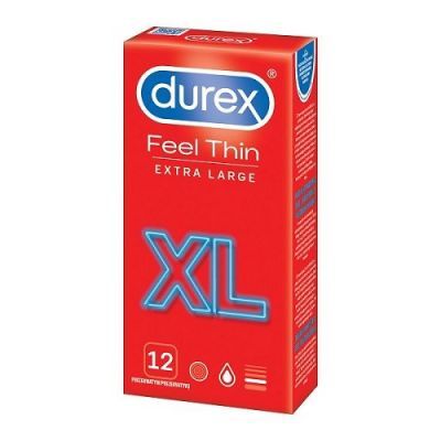 DUREX FEEL THIN XL prezerwatywy 12 sztuk